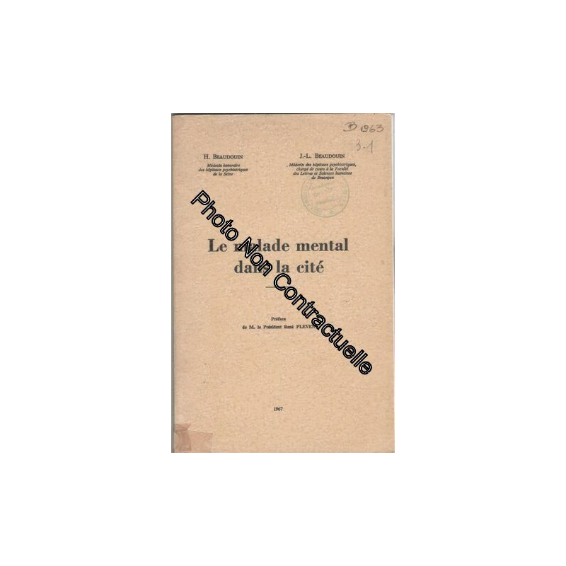 Le Malade Mental Dans La Cité