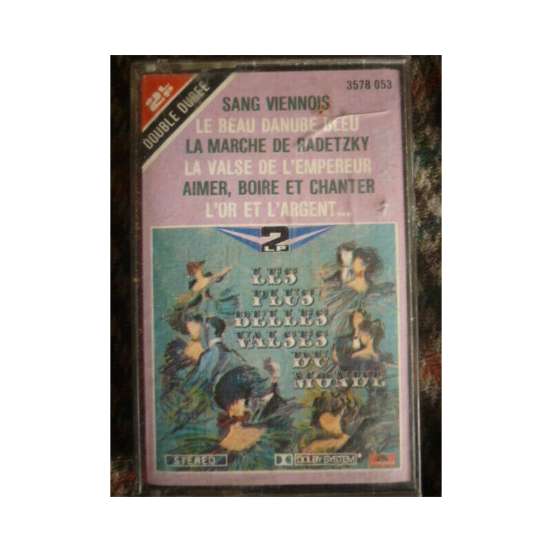 LES PLUS BELLES VALSES DU monde Cassette Audio-K7 3578 053