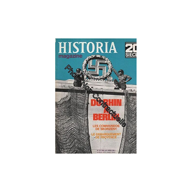 20ème siècle / historia magazine n° 174 du rhin à berlin