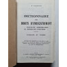Dictionnaire des Droits d'Enregistrement