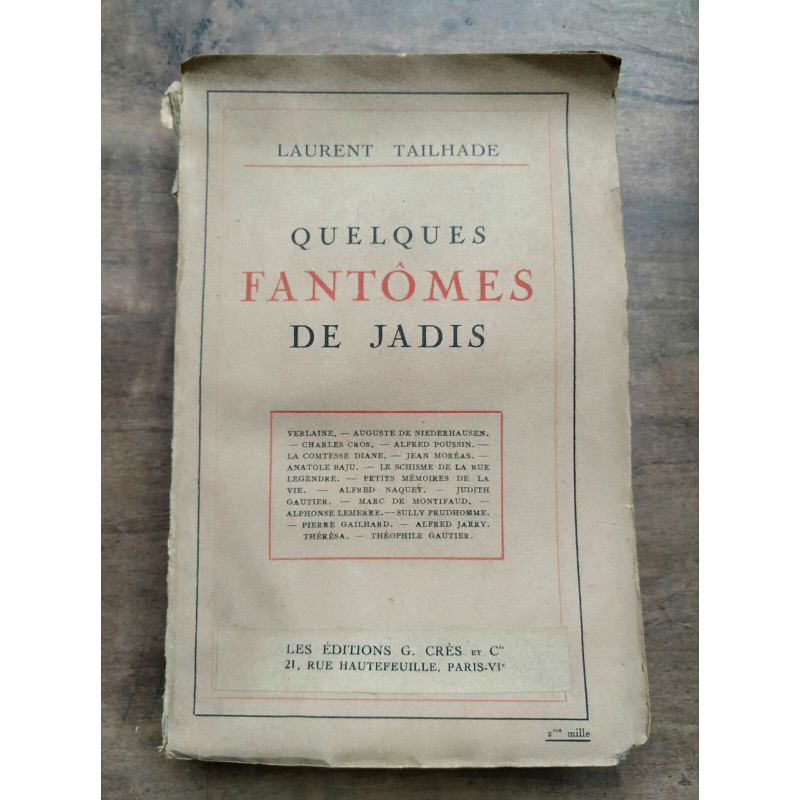 Quelques fantômes de jadis l'