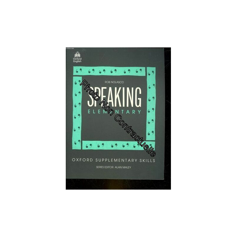 Speaking Elemntary