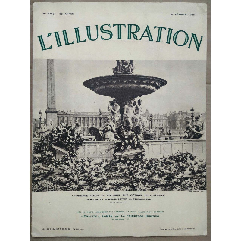 n4798 16 Février 1935 La Petite Illustration n711 Février 1935
