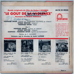 Bande Originale Du Film Le Goût De La Violence