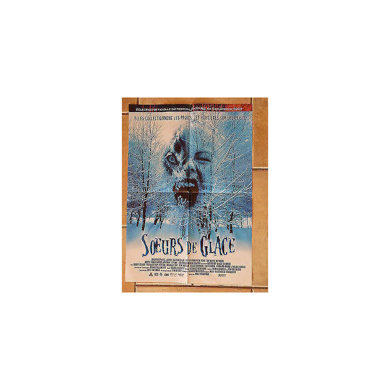 Affiche cinéma 40 X 60 film SOEURS DE GLACE DE Matt Hastings