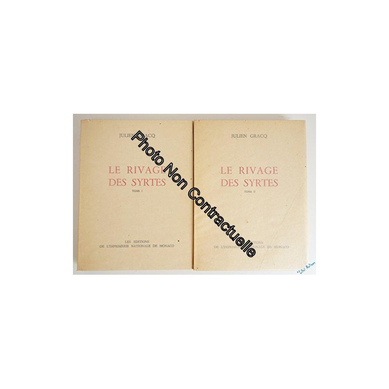 Le rivage des syrtes 2 volumes