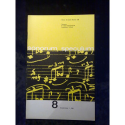 Sonorum speculum n8 September 1 Mirror of Dutch Musical Life