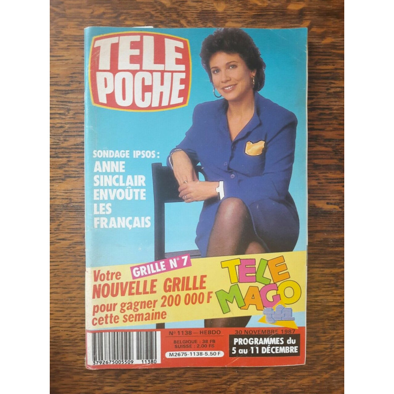 Tele Poche Magazine N 1138 30 Novembre 1987