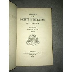1867 MEMOIRES DE LA Dodivers 1868