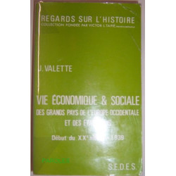 Vie économique et sociale des grands pays de l'Europe occidentale...