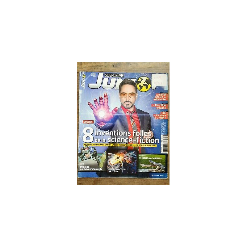 Science Vie Junior Nº 292 8 Inventions Folles de la s f Janvier 2014