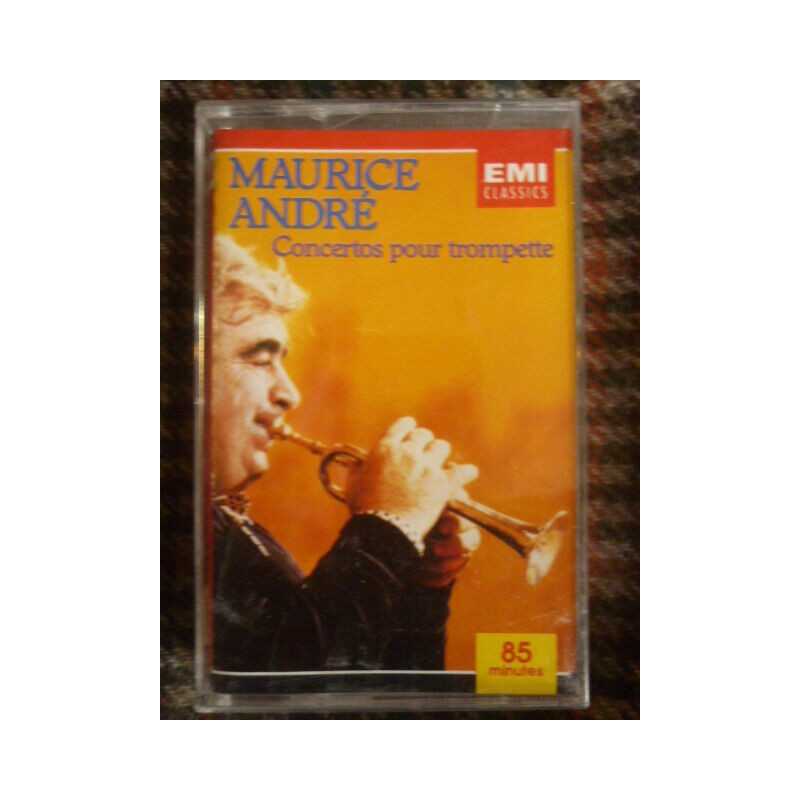 MAURICE ANDRE CONCERTOS POUR TROMPETTE Cassette Audio-K7 EMI...