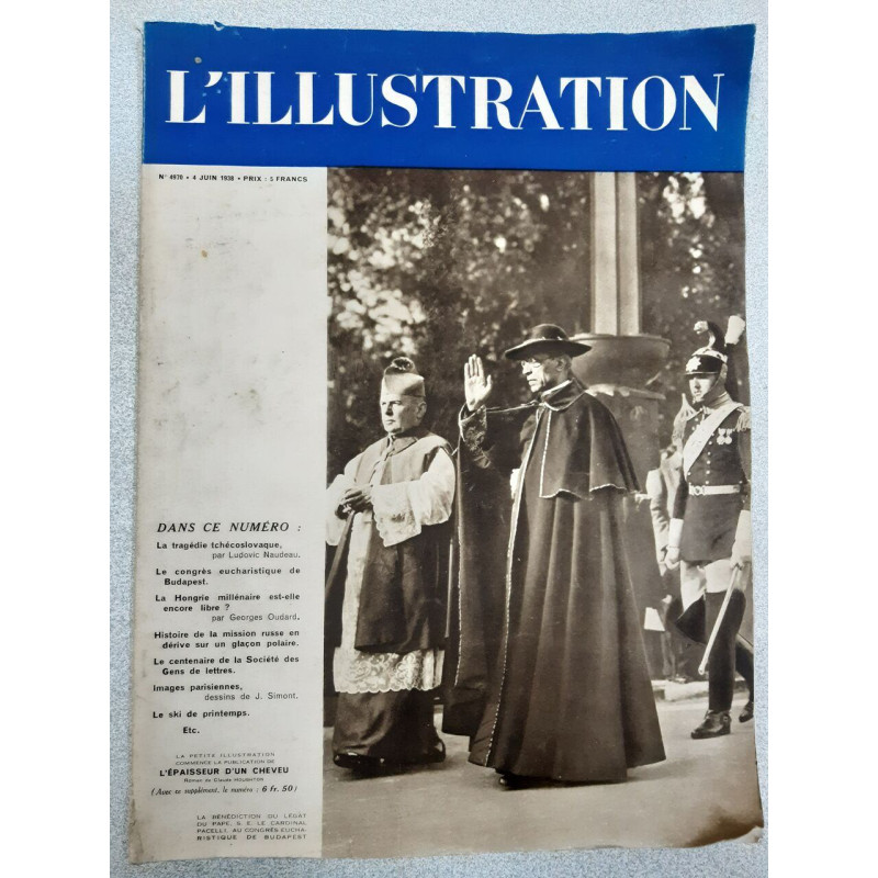 Revue L'illustration n° 4970 - 1938