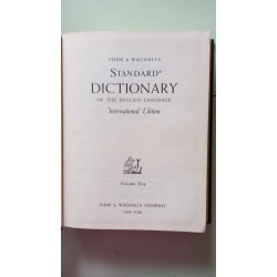 Standard Dictionary of the English Language - volume one