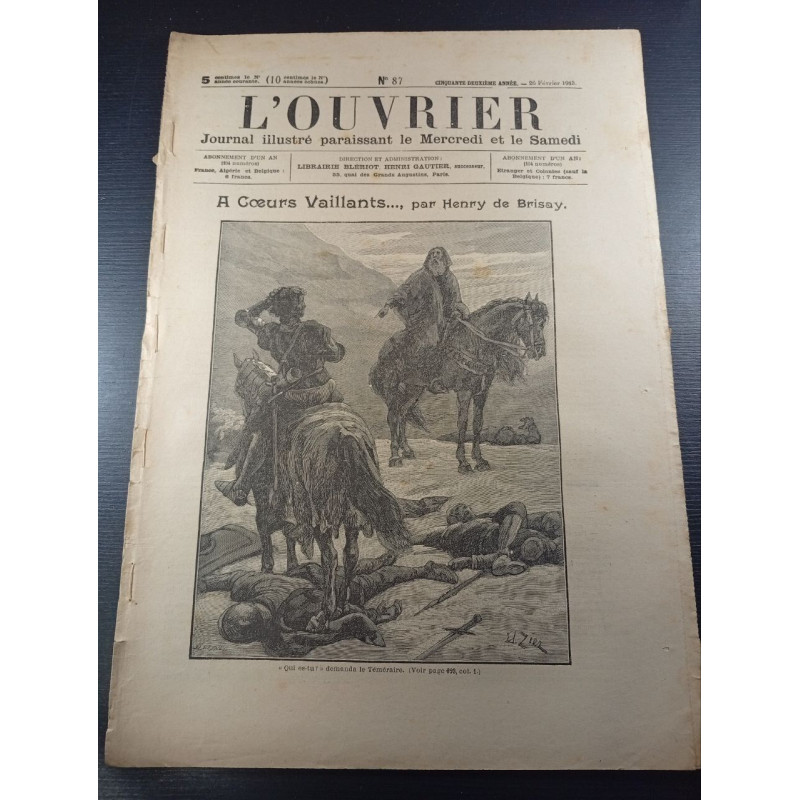 L'ouvrier n°87 - 1913