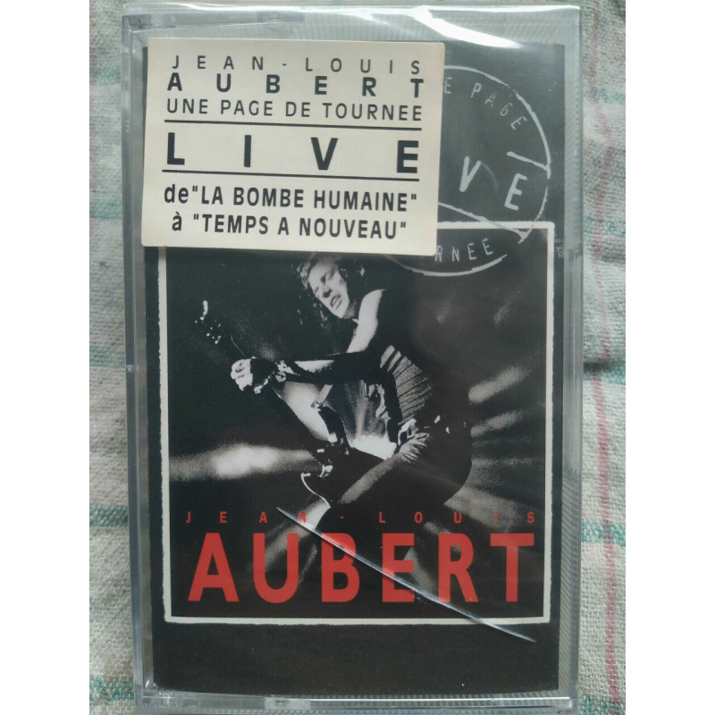 Jean-Louis Aubert - Une page de tournée Cassette Audio-K7 NEUVE...