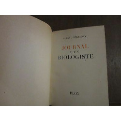 JOURNAL D'UN BIOLOGISTE