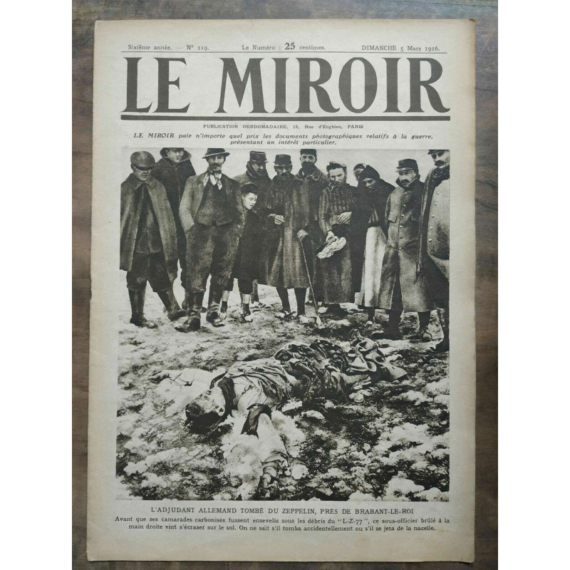 Le Miroir n119 5 Mars 1916