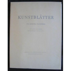 KUNSTBLÄTTER Zehn mehrfarbige Reproduktionen STOLL Robert Thomas ART