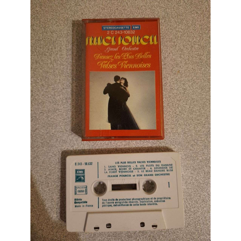 K7 Audio : Franck Pourcel Grand Orchestre - Dansez les Plus Belles...