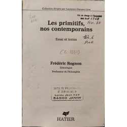 Les primitifs nos contemporains