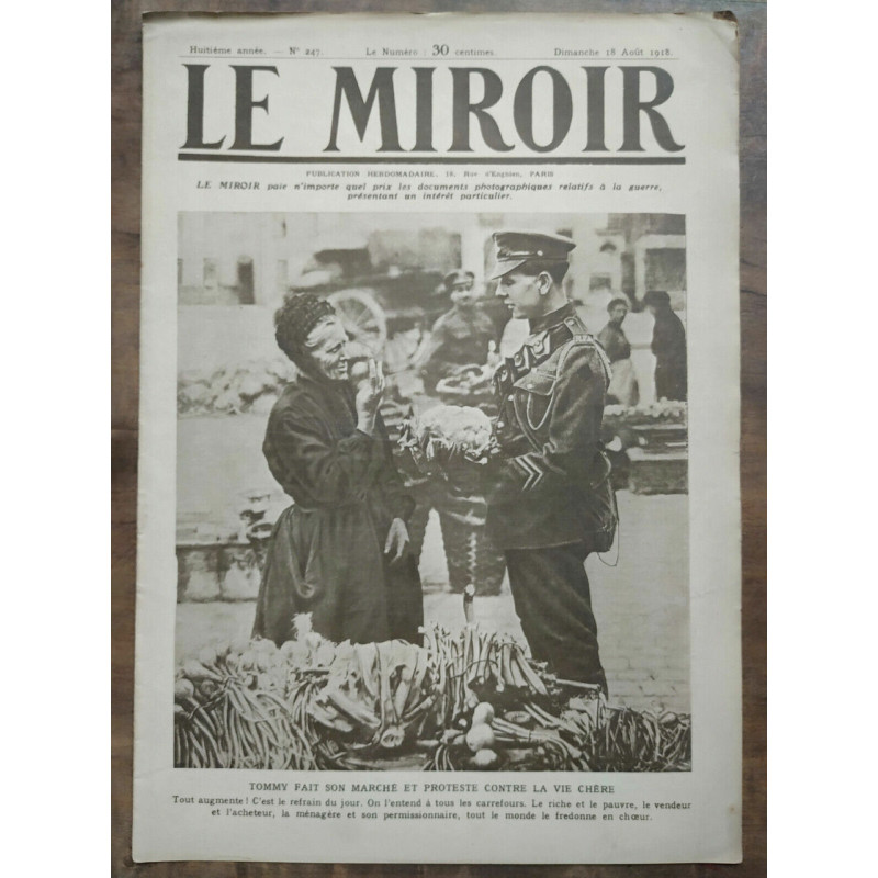 Le Miroir n247 18 Août 1918