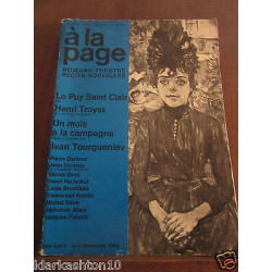 à la page romans théâtre récits nouvelles n5 Novembre 1964 Troyat...