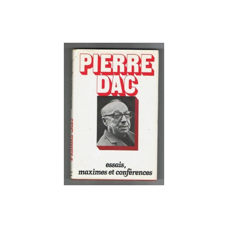 Essais maximes et conférences