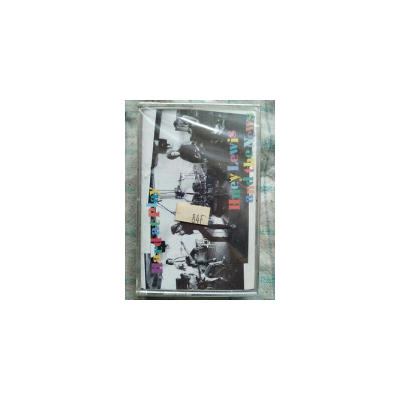 Huey Lewis and the news Hard at Play Cassette Audio-K7 NEUVE S