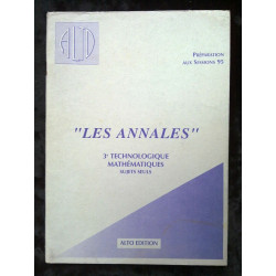 Les annales 3e technologique mathématiques sujets seuls session 95