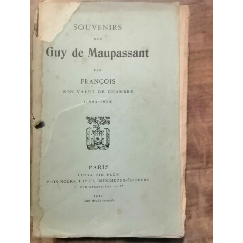 François son valet de chambre 1883 1893 1911