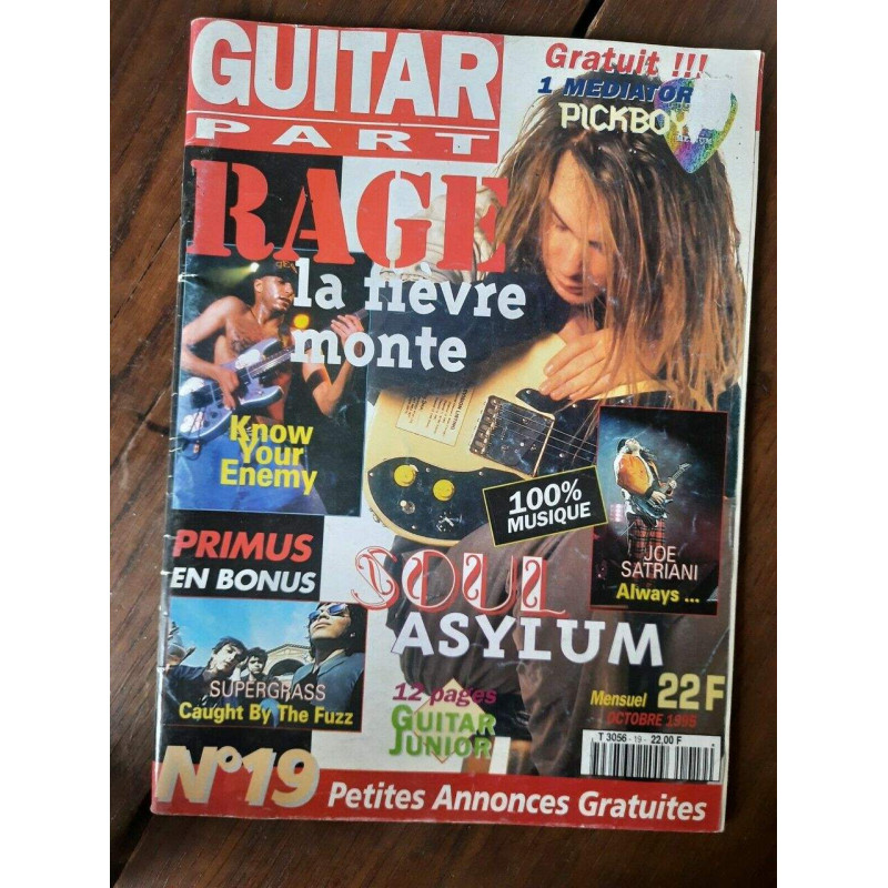 Guitar Part Rage n 19 La Fièvre monte 1995