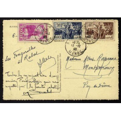 CPSM Maroc avec TP n 167 170 171 YT du 131240