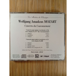 Les maitres du classique - wolfgang amadeus mozart : conserto du...