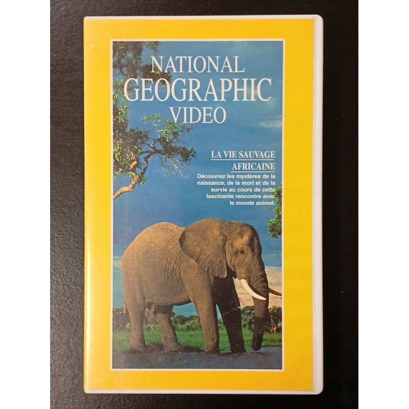 Vhs -National Geographic Video/La Vie Sauvage Africaine