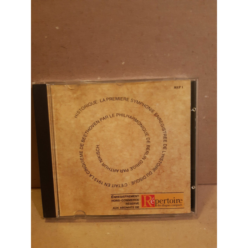 nikisch la première 5e de Beethoven Beethoven Symphonie n5 nikisch CD