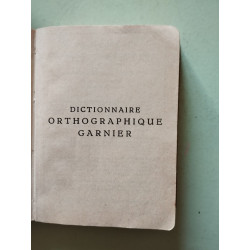 Dictionnaire Orthographique
