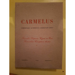 Carmelus Comentarii ab Instituto Carmelitano Editi vol 2