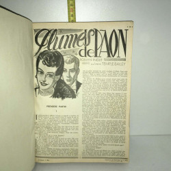 RELIURE romans inédits SUPPLEMENT au PETIT ECHO DE LA MODE 1953 1954