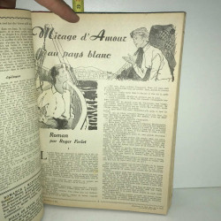 RELIURE romans inédits SUPPLEMENT au PETIT ECHO DE LA MODE 1953 1954