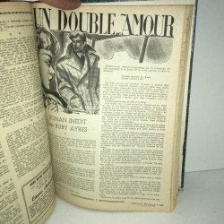 RELIURE romans inédits SUPPLEMENT au PETIT ECHO DE LA MODE 1953 1954