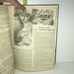 RELIURE romans inédits SUPPLEMENT au PETIT ECHO DE LA MODE 1953 1954