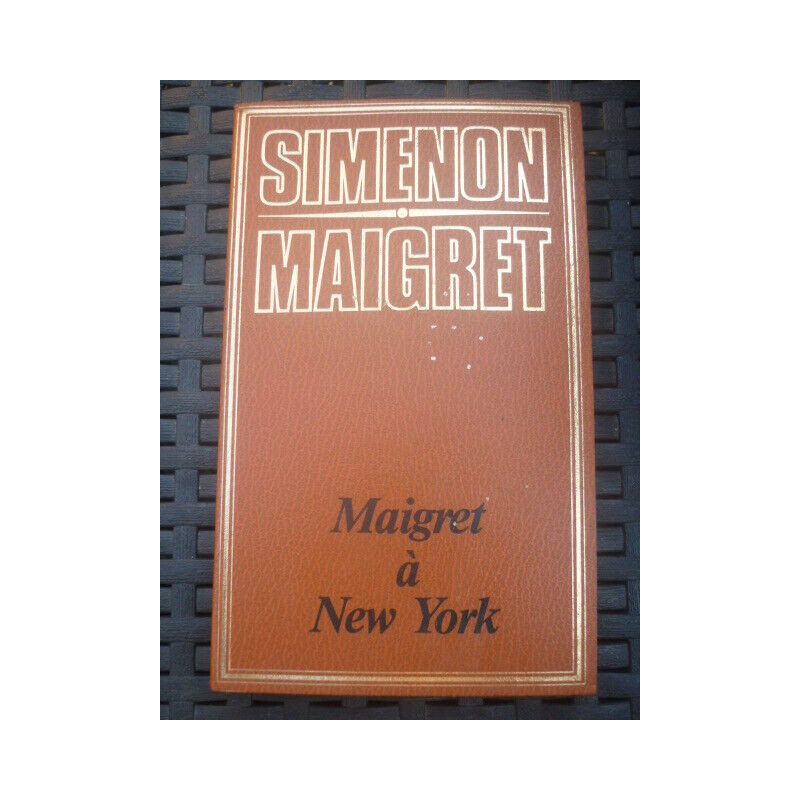 simenon MAIGRET à NEW YORK edito service 1974