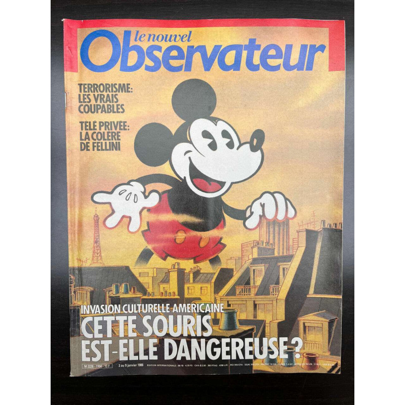 Le Nouvel Observateur N1104 - Cette souris est-elle dangereuse