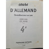 Cours d'allemand