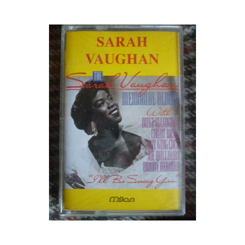 THE SARAH VAUGHAN Memorial Album Cassette Audio-K7 Milan C 311 RC 430