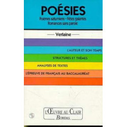 Poésies 'poèmes Saturniens' 'fêtes Galantes' 'romances Sans...