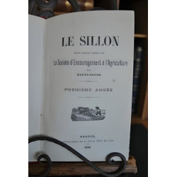 LE SILLON Revue Agricole HAUTE-SAONE Société d'Encouragement à...