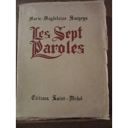 marie magdeleine saeyeys les sept paroles
