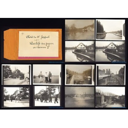 PARIS 12 clichés du Dr Jacquot positifs sur papier au bromure F...